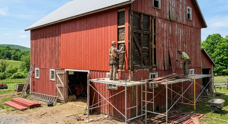 Barn Siding Replacement in Kingston Springs, TN