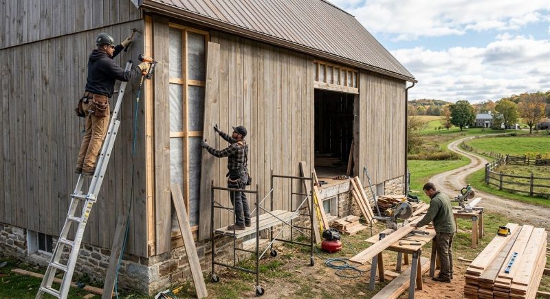 Barn Siding Replacement in Ashland City, TN