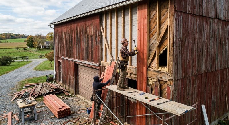 Barn Siding Replacement in Robertson County, TN