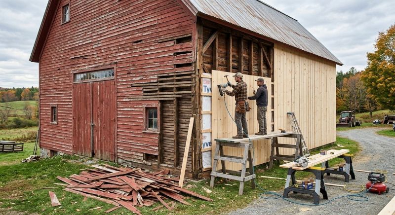 Barn Siding Replacement in Springfield, TN