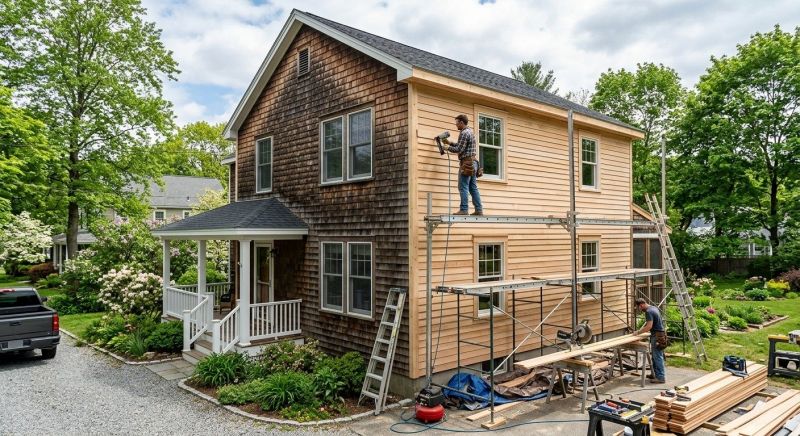 Cedar Siding Installation in Madison, TN