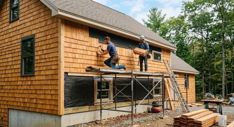 Cedar Siding Installation in White Bluff, TN