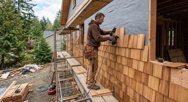 Cedar Siding Installation in Whites Creek, TN