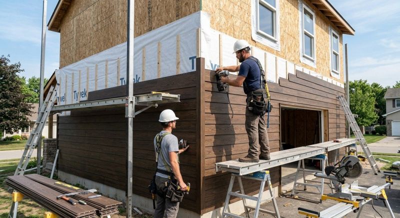 Faux Wood Siding Installation in Ashland City, TN