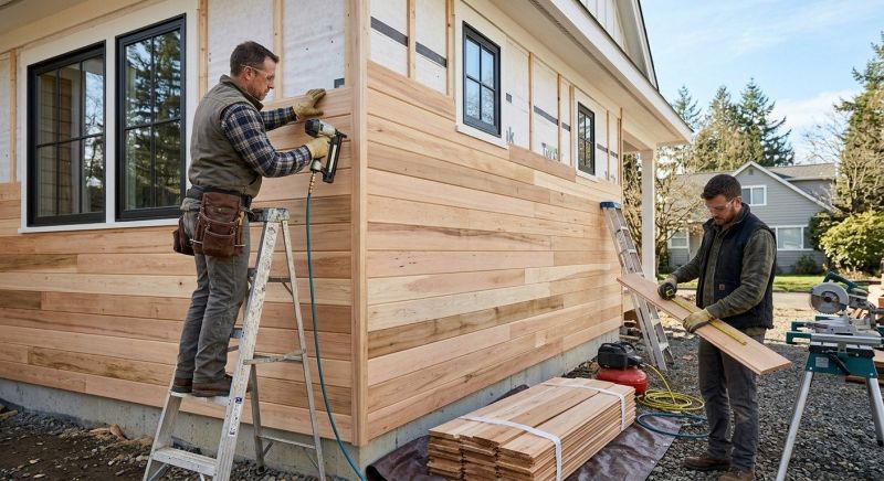 Hardwood Siding Installation in Old Hickory, TN