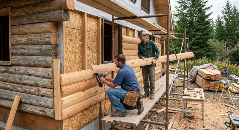 Log Siding Installation in Dickson County, TN