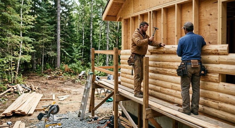 Log Siding Installation in Dickson County, TN
