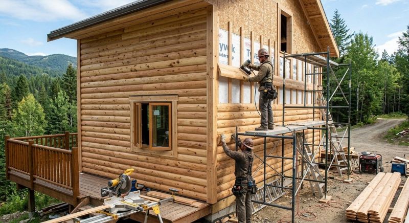 Log Siding Installation in Ashland City, TN