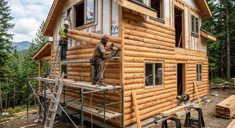 Log Siding Installation in Whites Creek, TN