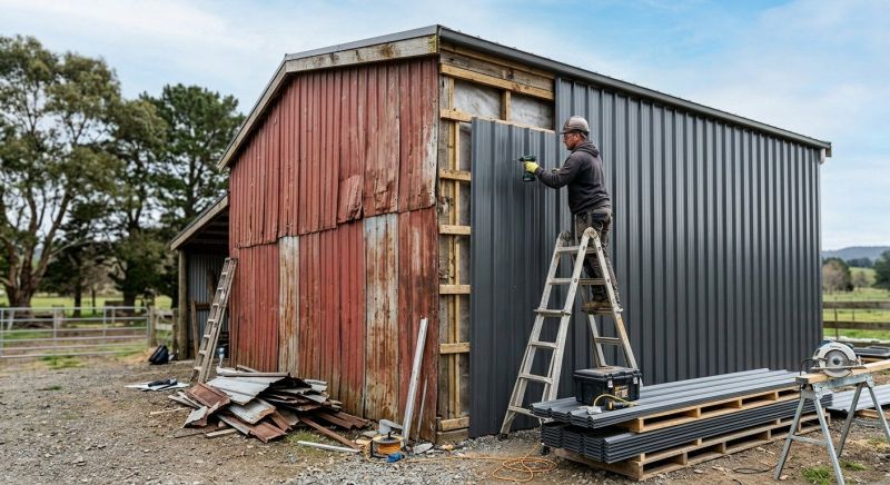 Metal Barn Siding Installation in Ashland City, TN