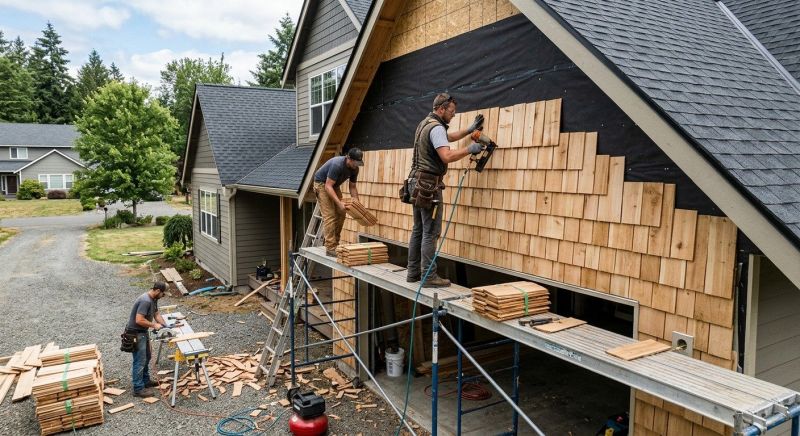 Shake Siding Installation in Fairview, TN