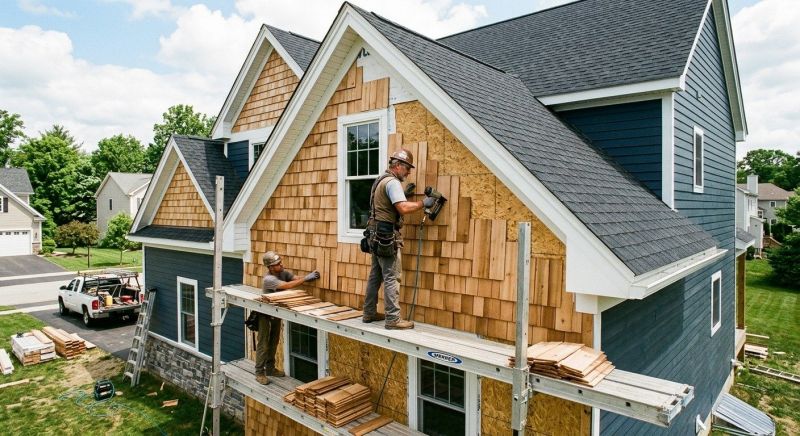 Shake Siding Installation in Robertson County, TN