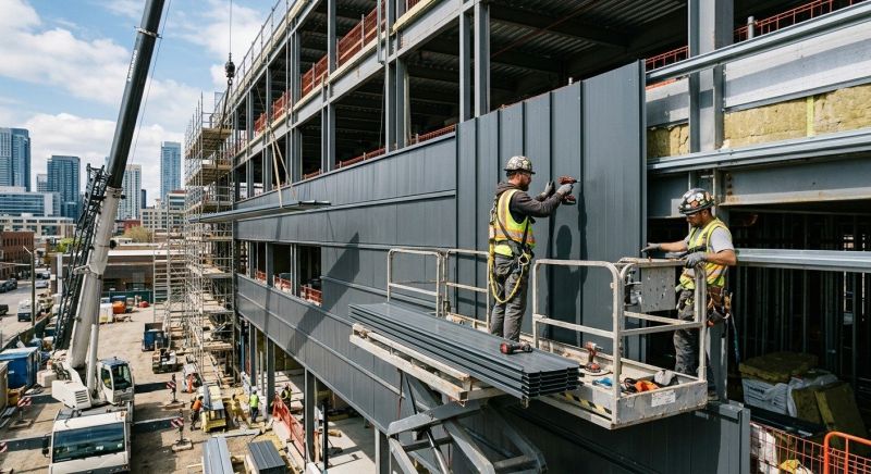 Steel Cladding Installation in Ashland City, TN
