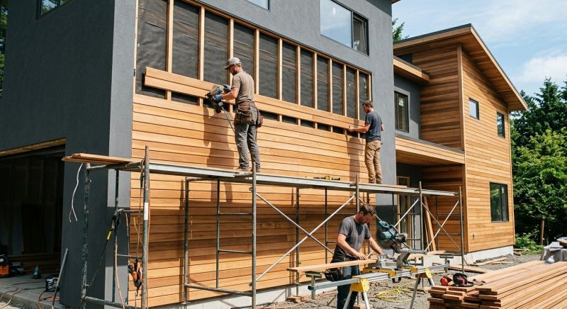 Wood Cladding Installation in Greenbrier, TN