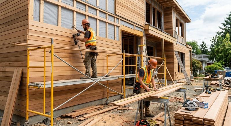 Wood Cladding Installation in Greenbrier, TN