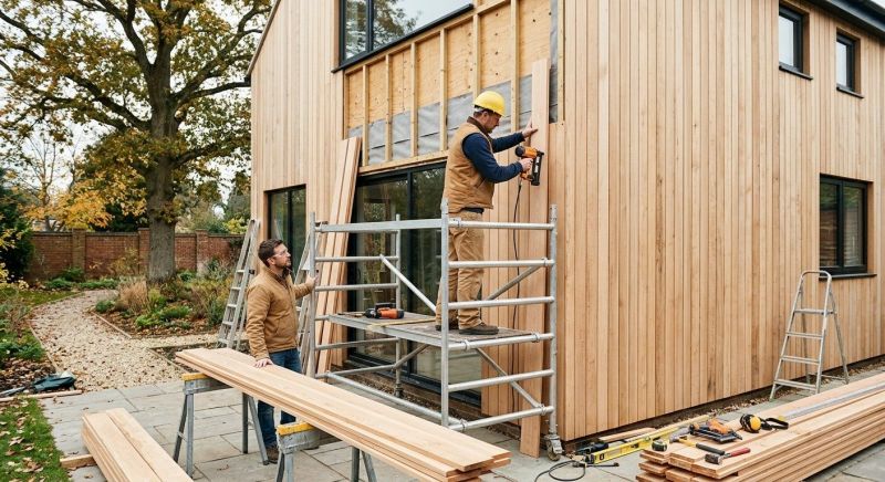 Wood Cladding Installation in Madison, TN