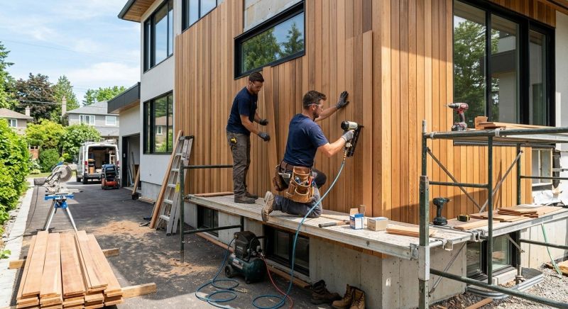 Wood Plank Siding Installation in Ashland City, TN
