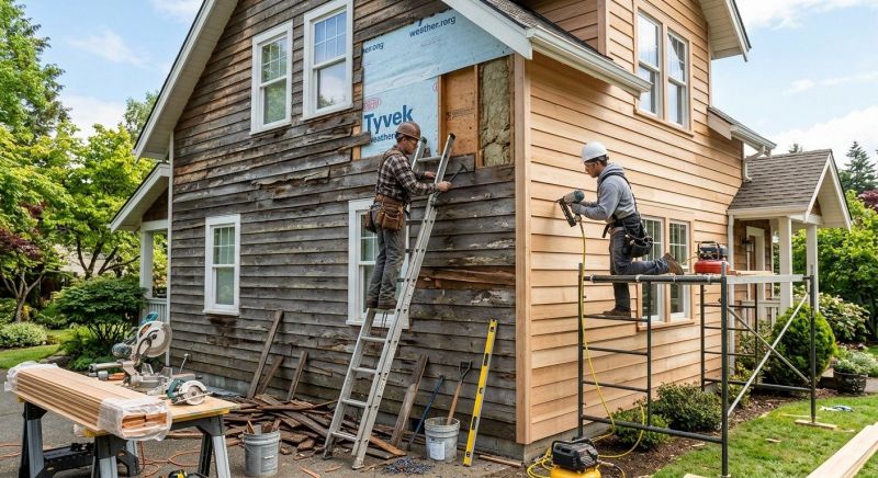 Wood Siding Installation in Robertson County, TN
